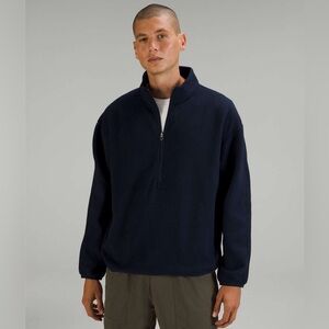 Lululemon Navy Fleece Quarter Zip